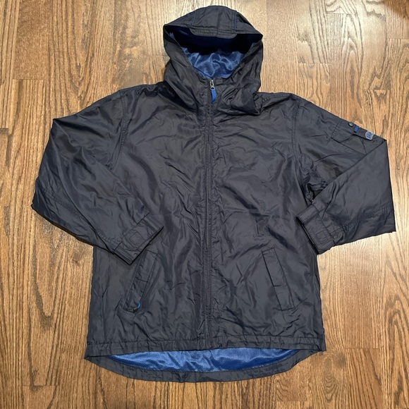 2000'S GAP windbreaker, men's size L Polyurethane navy blue type Vintage Second Hand